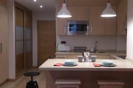 Ferienwohnung Estudio Moderno Centro-Playa Gijón Exterior foto